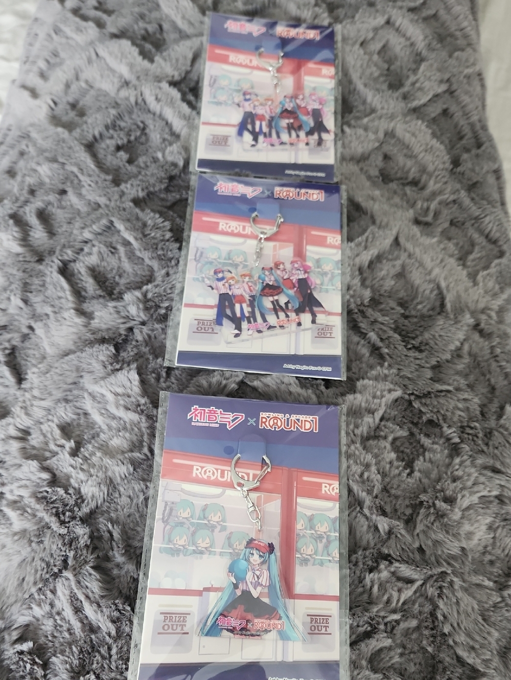 Hatsune Miku Acrylic Key Chain Set Of 3